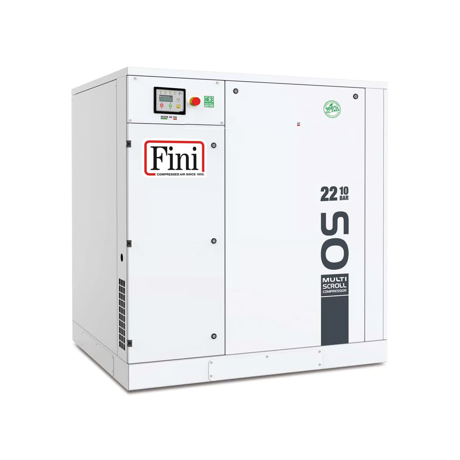 Oil‑less multi‑scroll compressor
